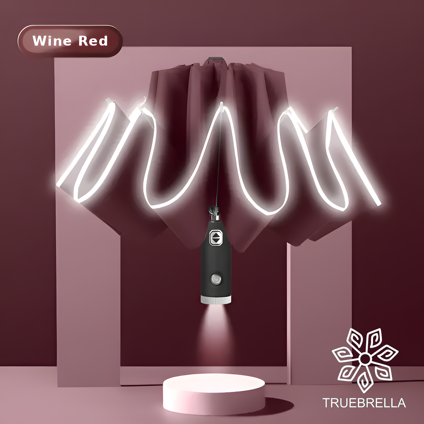 High End Umbrella With Flashlight 2